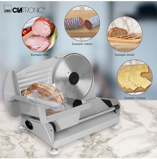 Clatronic MA 3585 263683 Aufschnittschneider 150W Silber