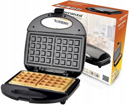 Esperanza Blueberry Гофретник за Квадратни Гофрети 2 Места 1000W