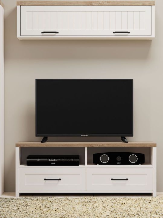 Телевизионно Мебел Verne Sonoma Д137.9xДл45xВ52.1см