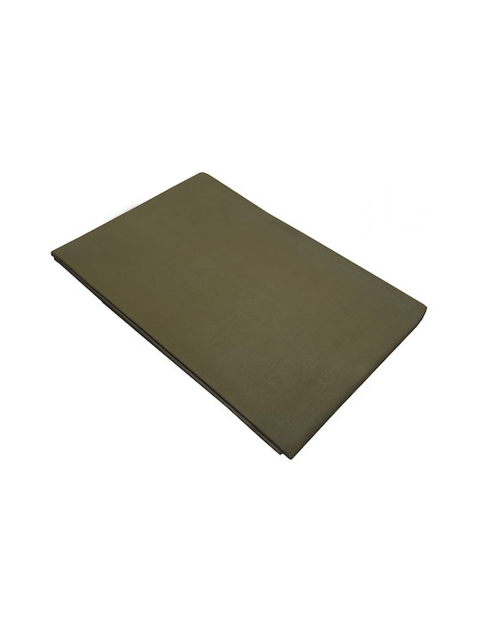 Le Blanc Cotton Line Pillowcase Set with Envelope Cover Haki 50x70cm.
