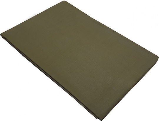 Le Blanc Cotton Line Pillowcase Set with Envelope Cover Haki 50x70cm.
