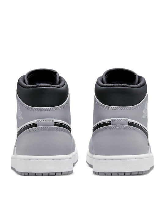 Air  1 Mid Herren Stiefel Light Smoke Grey / White / Anthracite