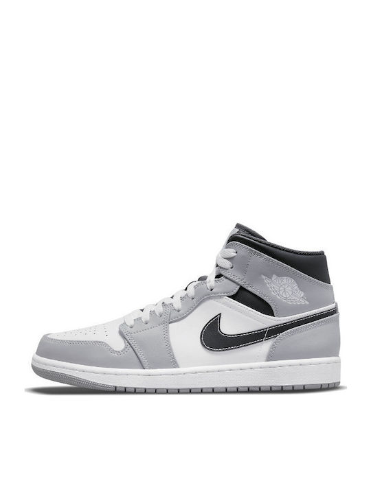 Air  1 Mid Herren Stiefel Light Smoke Grey / White / Anthracite