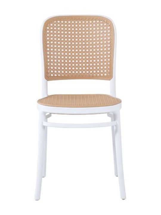 Scaun de exterior Polipropilenă Alb 41x49x102cm
