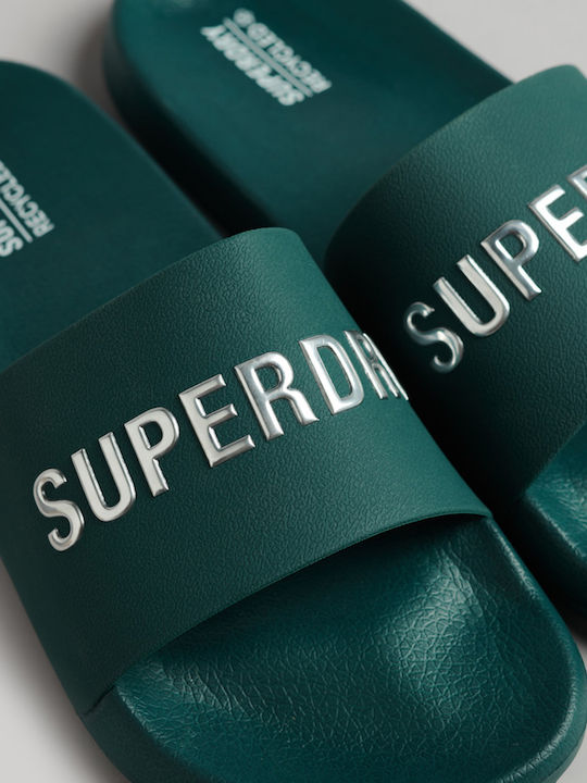 Men's Slides Green