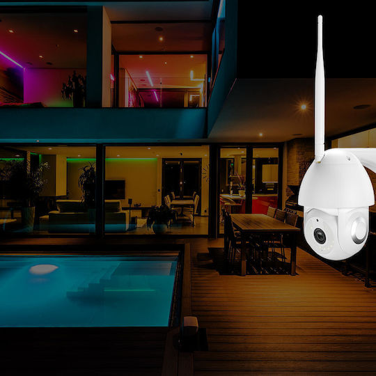 Tellur TLL331451 IP Камера за наблюдение Wi-Fi Full HD+ 3MP Водоустойчива с Обектив 2.8мм