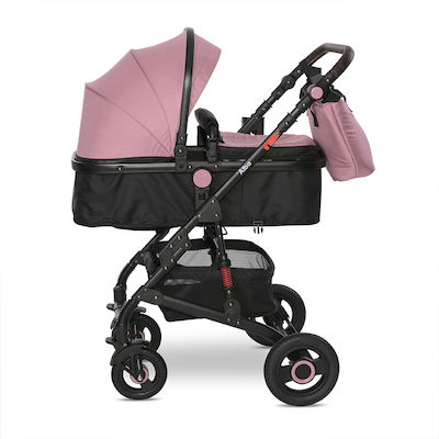 Lorelli Alba Premium 2 in 1 Adjustable 2 in 1 Baby Stroller Suitable for Newborn Premium Pink 11.150kg