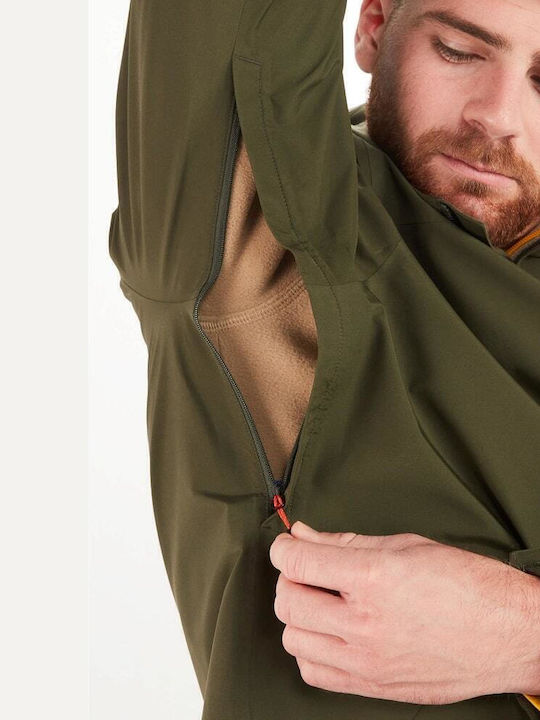 Minimalist Geci Barbati Iarna Hardshell Waterproot și cu Protecție Împotriva Vântului Kaki