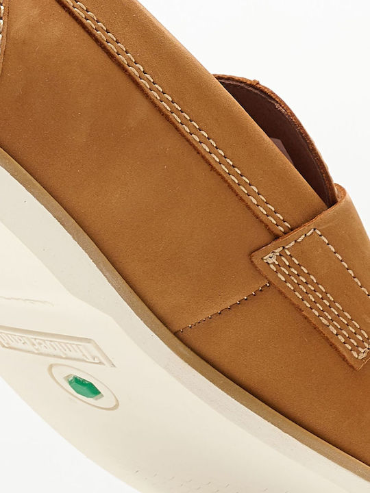 Classic 2 Eye Δερμάτινα Ανδρικά Loafers σε Ταμπά Χρώμα