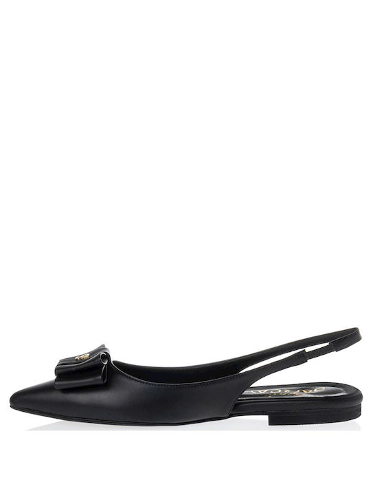 Sante Damen Ballerinas Slingback mit Riemen in Schwarz Farbe