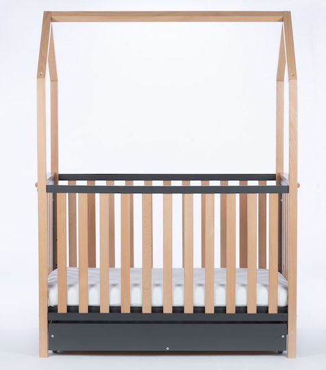Drewex Nursery Furniture Set with Bed & Nursery Drawer Graphite