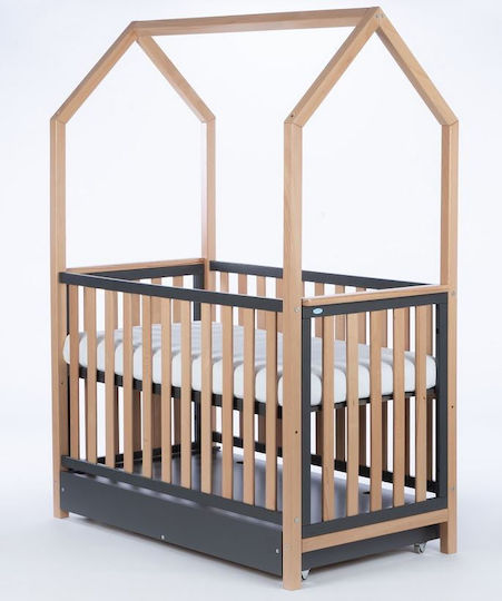 Drewex Nursery Furniture Set with Bed & Nursery Drawer Graphite