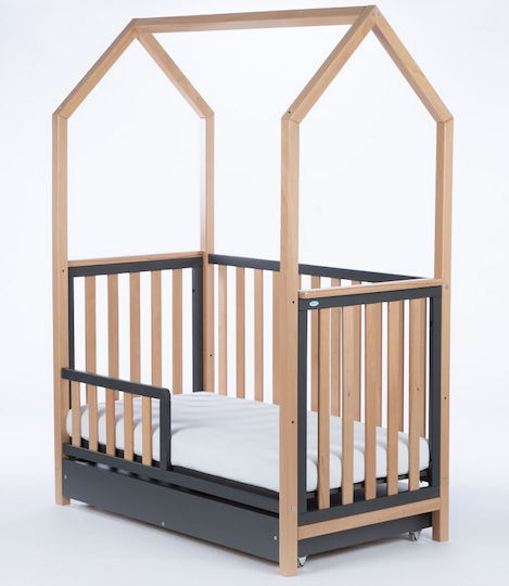 Drewex Nursery Furniture Set with Bed & Nursery Drawer Graphite