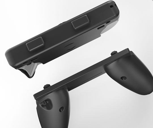 Jys Hand Grip Χειριστηρίου για Switch σε Μαύρο χρώμα