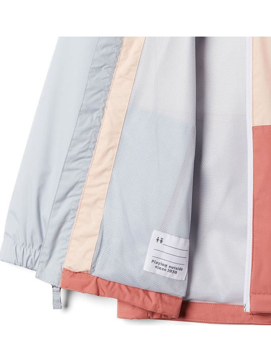 DALBY SPRINGS Waterproof Kids Sports Short Coat with Hood Grey