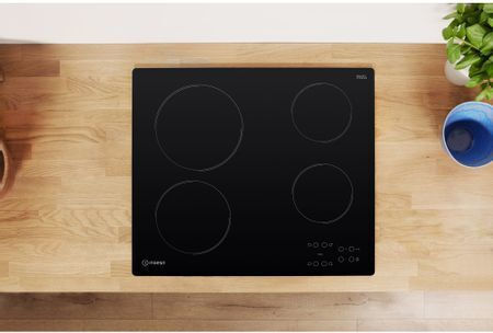 Indesit Keramikkochfeld Autonom mit Kindersicherung 58x51εκ.