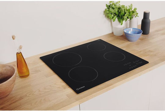 Indesit Keramikkochfeld Autonom mit Kindersicherung 58x51εκ.