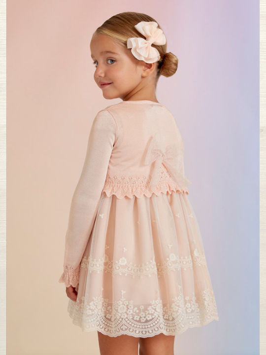 Kids Bolero Knitted Orange