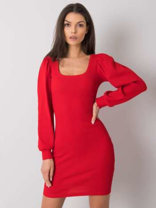 Rue Paris Mini Dress Red