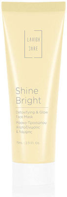 Lavish Care Shine Bright Μάσκα Προσώπου για Λάμψη 75ml