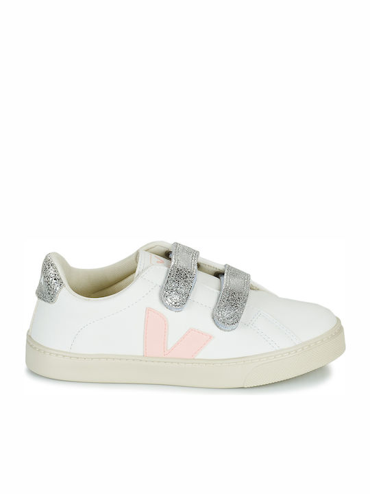 Kinder Sneakers mit Klettverschluss Weiß