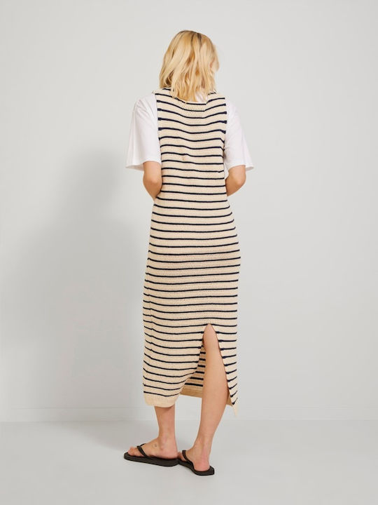 Summer Midi Dress Seed Pearl