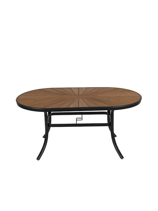 Tisch Stabil Rusumo Grey / Walnut 150x90x73cm