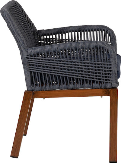 Sessel Lisbon Blau 14840042 57x58x77cm