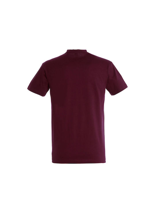 T-shirt Unisex " Keep Going Nowhere " Burgundy