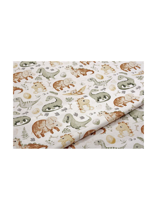 Dimcol Комплект чаршафи Единично Памучни Dino 515 Бежов 160x240см 3бр