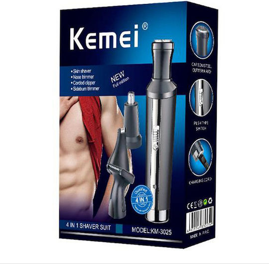 Kemei Trimmer Μηχανή Επαναφορτιζόμενη KM-3025
