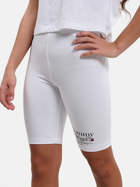 Kids Leggings Sports Cycling Short White