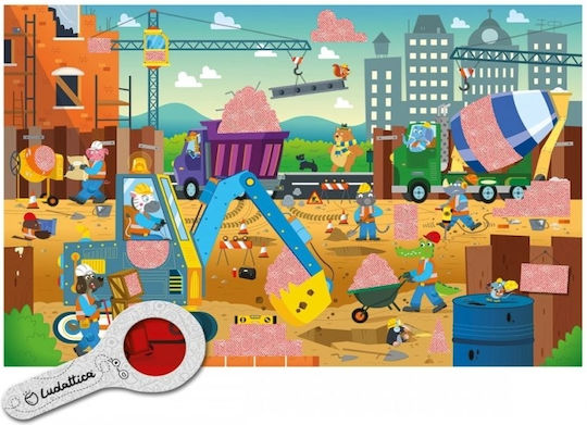 Παιδικό Puzzle Aνακαλύπτω το Εργοτάξιο για 3+ Ετών 24pcs Ludattica