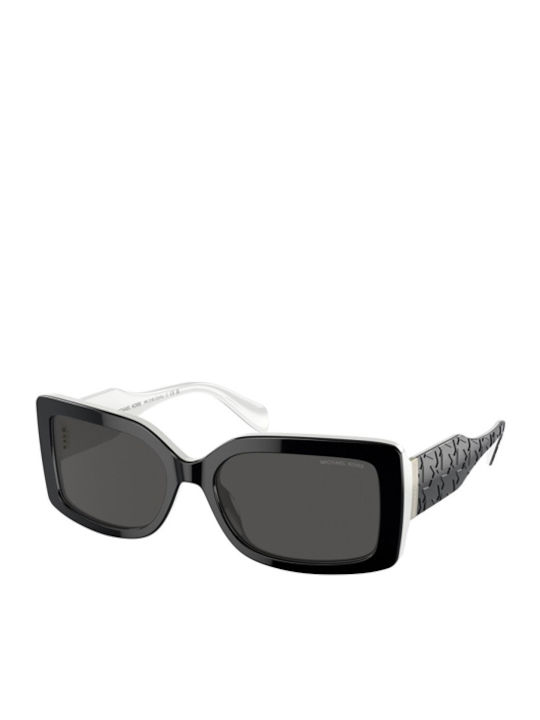 Michael Kors Corfu Women's Sunglasses with Black Plastic Frame and Black Lens MK2165 392087