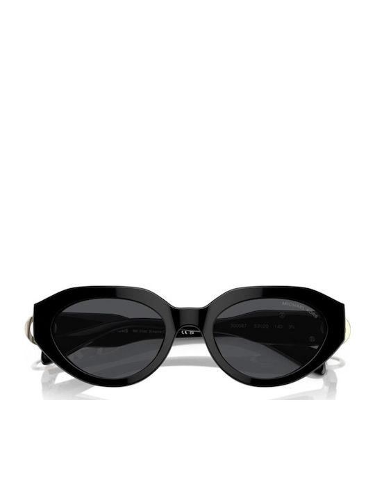 Michael Kors Empire Women's Sunglasses with Black Plastic Frame and Black Lens MK2192 300587