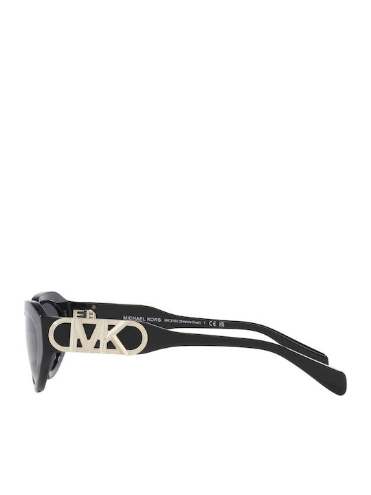 Michael Kors Empire Women's Sunglasses with Black Plastic Frame and Black Lens MK2192 300587