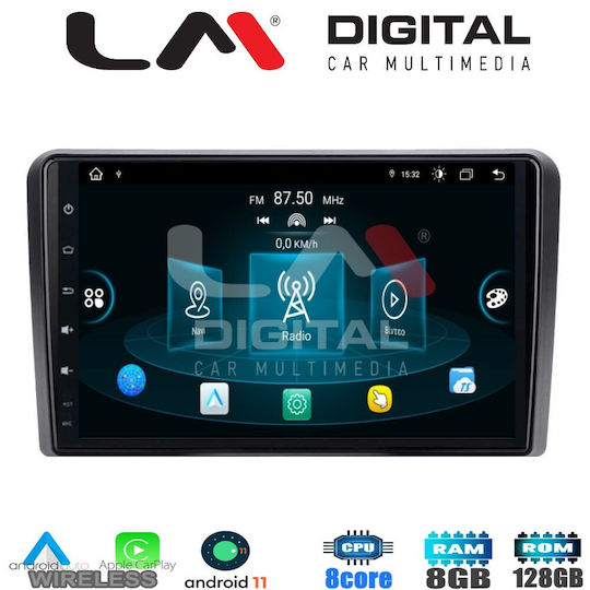 LM Digital Ηχοσύστημα Αυτοκινήτου για Seat Altea / Alhambra / Toledo Skoda Yeti / Fabia / Roomster Volkswagen Jetta / Caddy / Golf / Beetle / Passat / Polo 2004-2014 (Bluetooth/USB/WiFi/GPS/Apple-Carplay/Android-Auto) με Οθόνη Αφής 9"