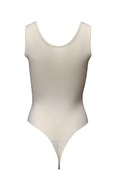 Frauen Bodysuit Damen-Bodysuits Weiß