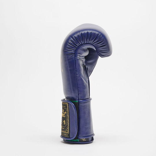 Leone Orlando Tricolore Boxhandschuhe Leder für Kampf Blau