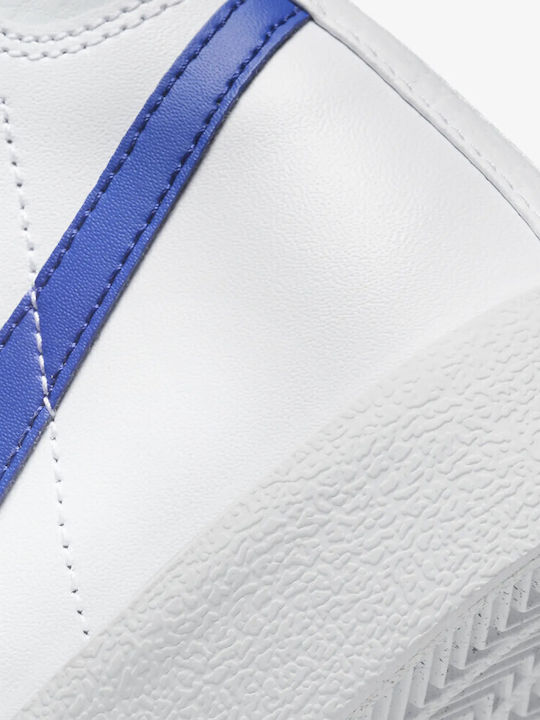 Blazer Mid '77 Pentru Bărbați Tip Botine Albe / Pure Platinum / Game Royal