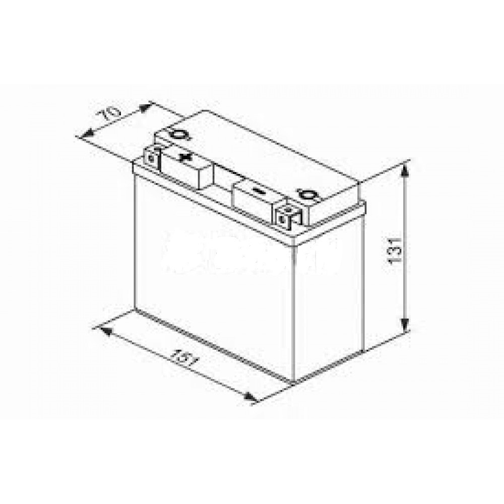 Varta Μπαταρία Μοτοσυκλέτας Powersports AGM YT12B-BS / YT12B-4 με ...