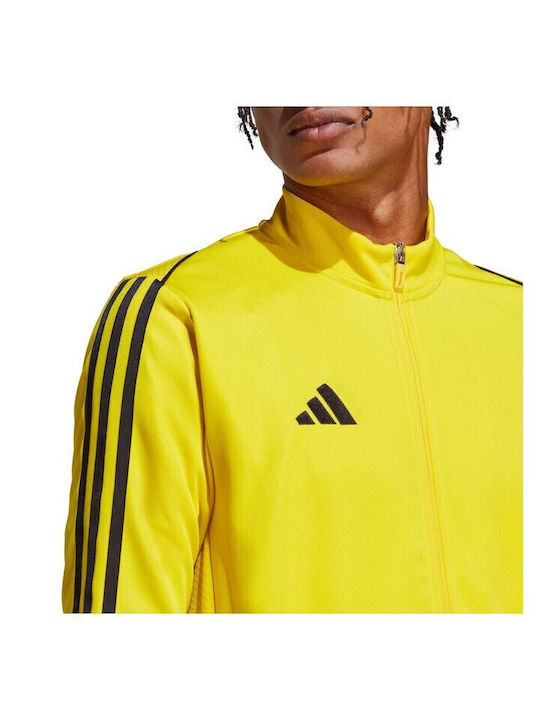 Tiro 23 League Ανδρική Ζακέτα Fleece Κίτρινη