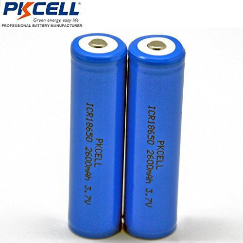 Pkcell ICR18650 Επαναφορτιζόμενη Μπαταρία Li-ion 2600mAh 3.7V 1τμχ