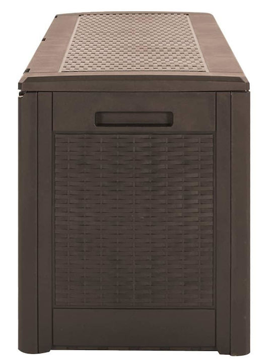 vidaXL Outdoor Storage Box Brown L119xW48xH60cm