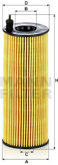 Mann Filter Φίλτρο Λαδιού Αυτοκινήτου για Bmw