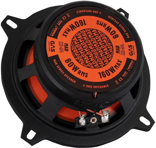 Gas Audio Power Set Auto-Lautsprecher Gas Mad X2-54 5.25" mit 80W RMS (2 Weg)