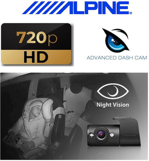 Alpine Autokamera DVR mit Klebeband