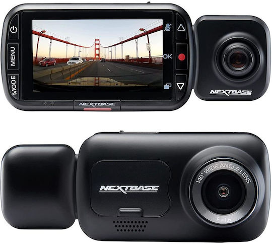 NextBase 222XRCZ Σετ Κάμερα DVR Αυτοκινήτου 1080P με Οθόνη 2.5" & Κάμερα Οπισθοπορείας