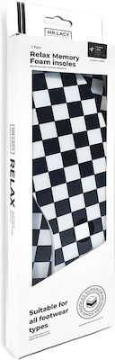 Mr.Lacy Ανατομικοί Πάτοι Shoes with Memory Foam Checkered 1085429 2pcs