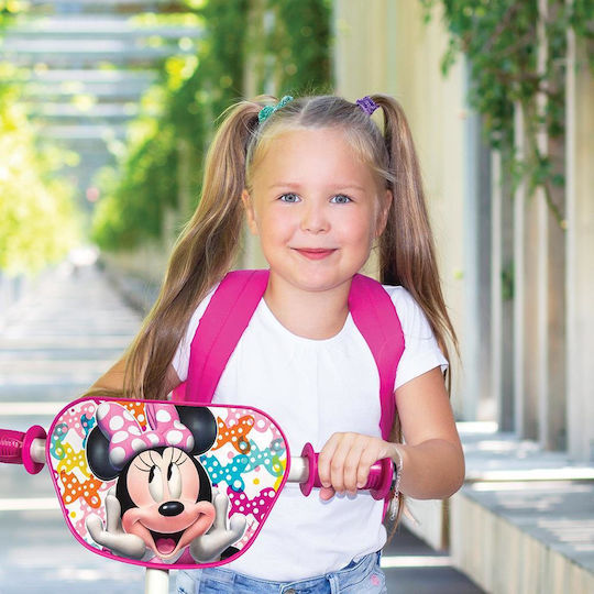 AS Trotinetă Copii Minnie Mouse cu 3 Roți pentru 2-5 Ani Fucsia
